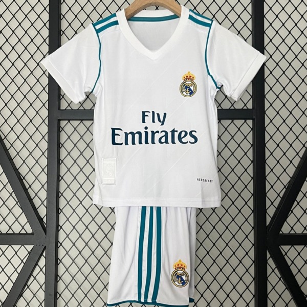Camiseta Real Madrid Primera Equipación 2017-2018 Niños Retro