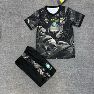 Camiseta Brasil 2025/26 Niños Especial Black