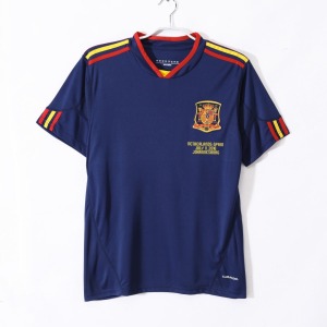 Camiseta España Segunda Equipación 2010 Retro