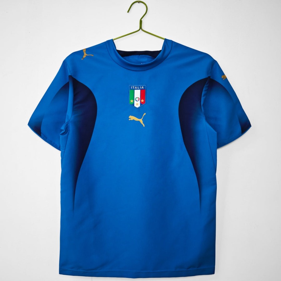 Camiseta Italia Primera Equipación 2006 Retro