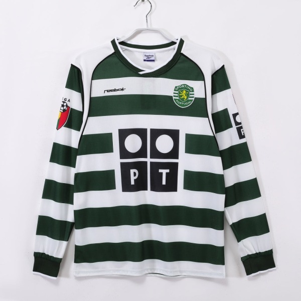 Camiseta Sporting CP Primera Equipación 2001-2003 Manga Larga