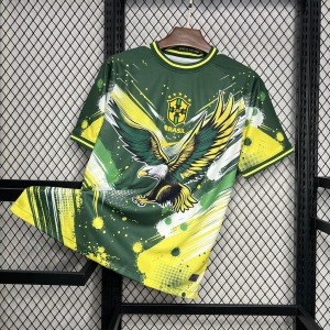 Camiseta Brasil Concept Verde Amarillo Águila 2024-25