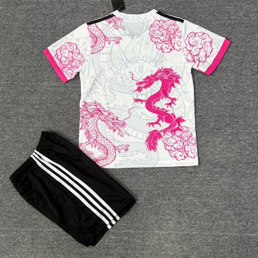 Camiseta Real Madrid 25/26 Niños Rosa Dragón
