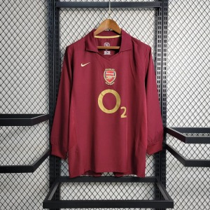Camiseta Arsenal Retro Manga Larga 2005/06