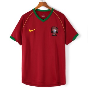 Camiseta Portugal Primera Equipación Retro 2006