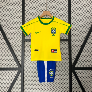 Camiseta Brasil Retro Niños 24/25