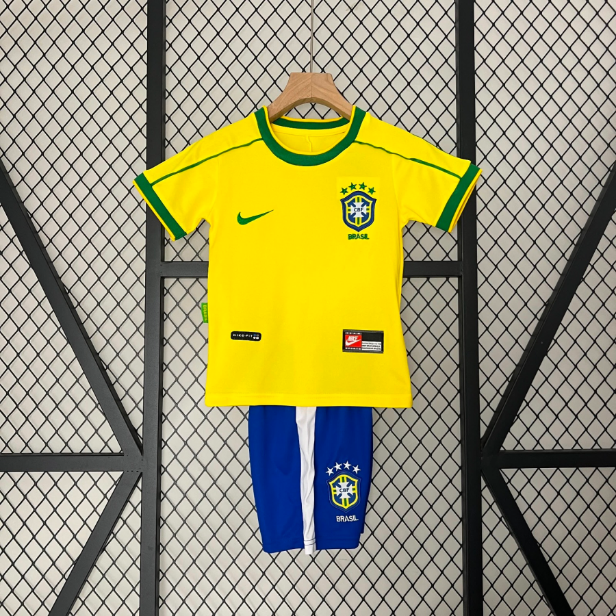 Camiseta Brasil Retro Niños 24/25