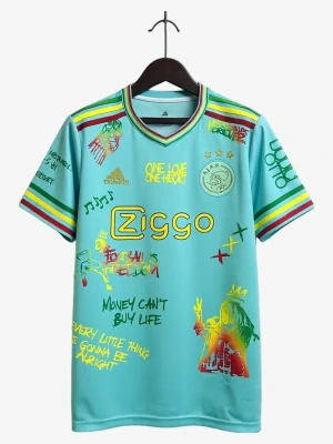 maillot-ajax-amsterdam-special-bob-marley-2025-2026-2 studio v12 Camiseta Ajax Amsterdam Special Bob Marley 2025-2026