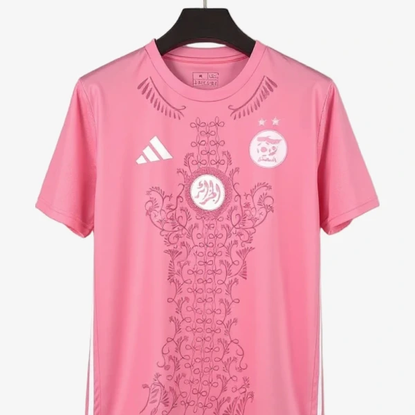 Camiseta Argelia 2025-2026 Rosa Premium