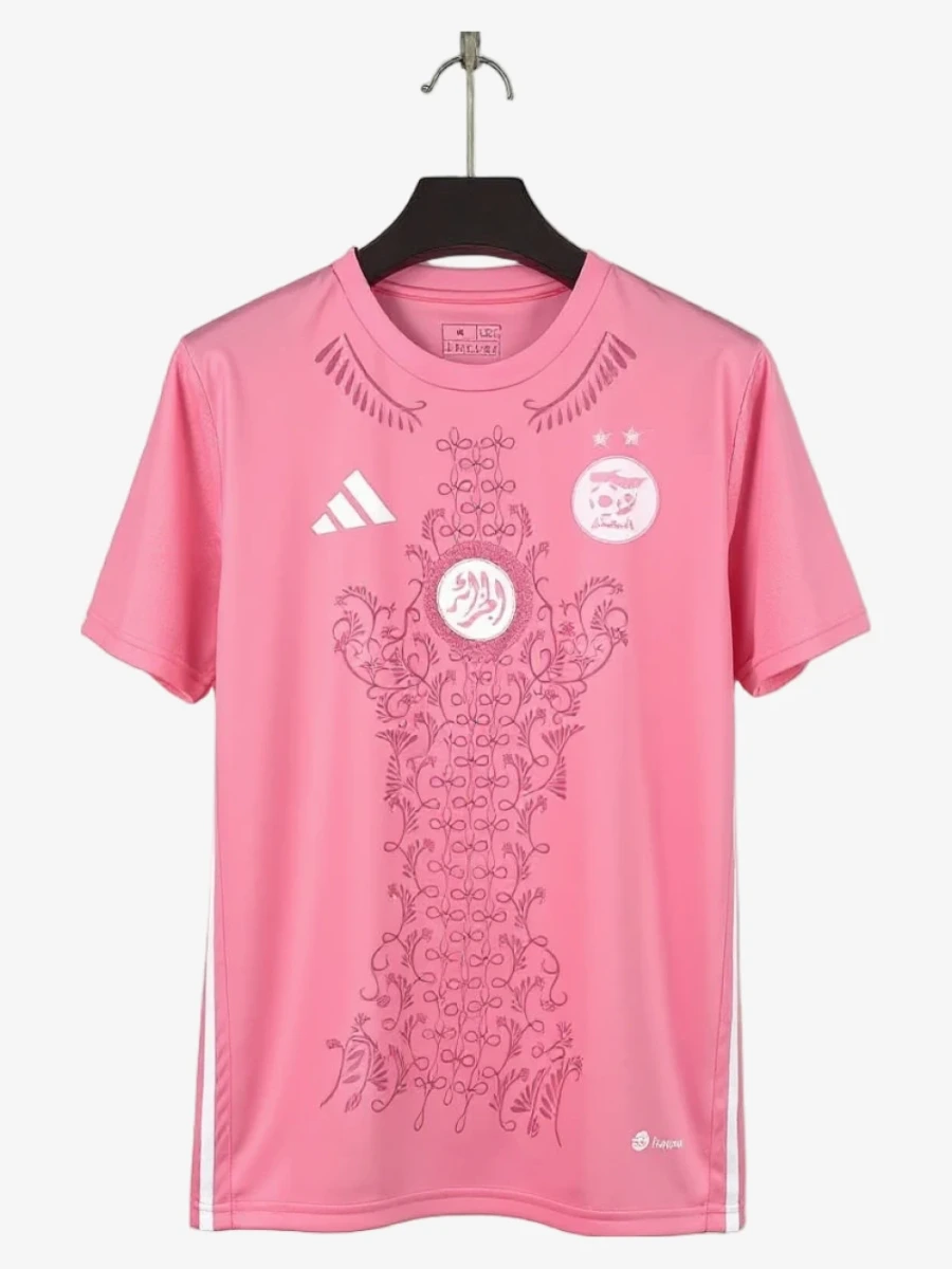 Camiseta Argelia 2025-2026 Rosa Premium