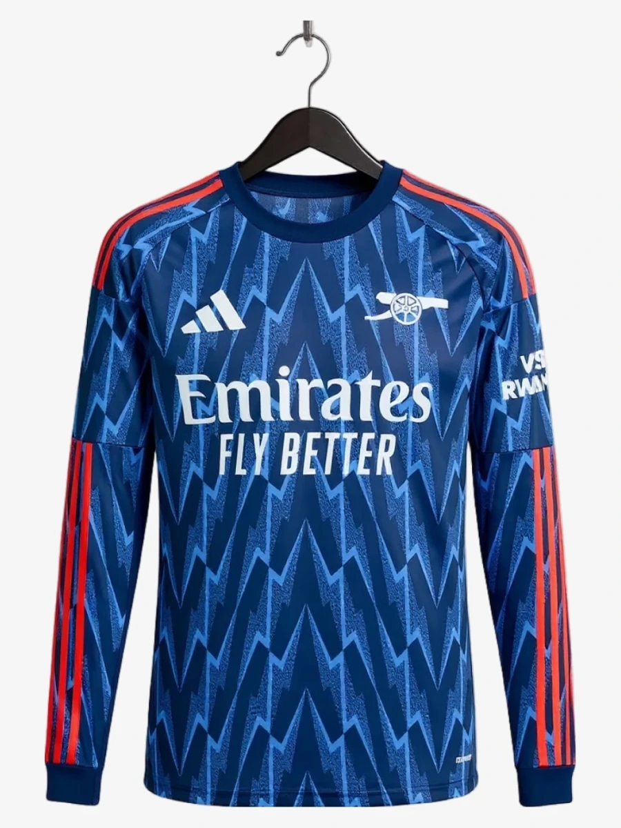 Camiseta Arsenal Manga Larga Segunda Equipación 2025-2026