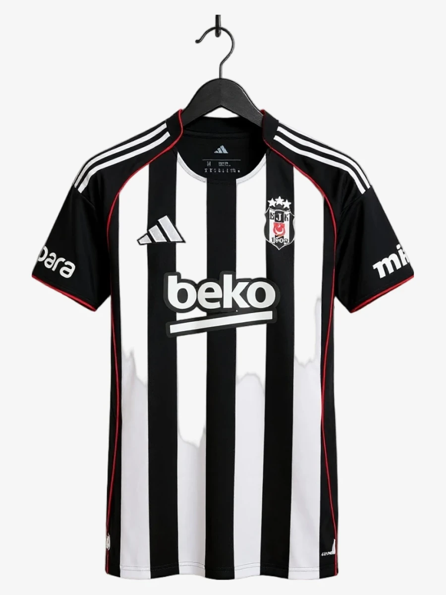 maillot-besiktas-exterieur-2025-2026 studio v12 Camiseta Besiktas Segunda Equipación 2025-2026