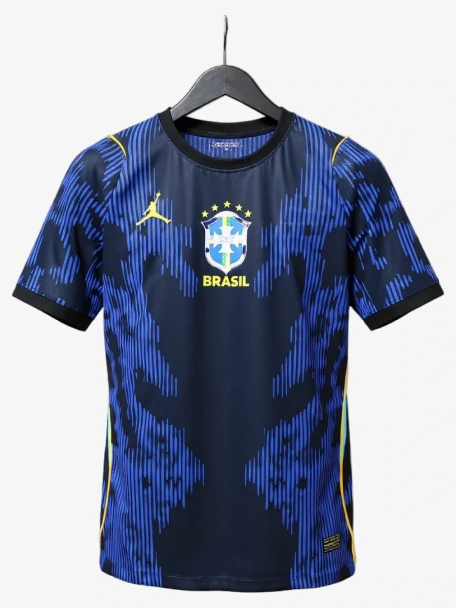 Camiseta Brasil 2026 Segunda Equipación Player Manga Larga