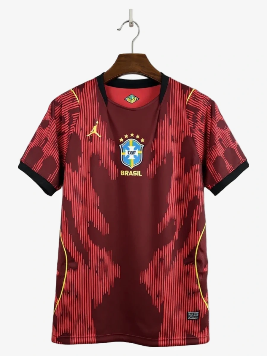 maillot-bresil-2026-rouge-edition-premium studio v12 Camiseta Brasil 2026 Rojo Edición Premium