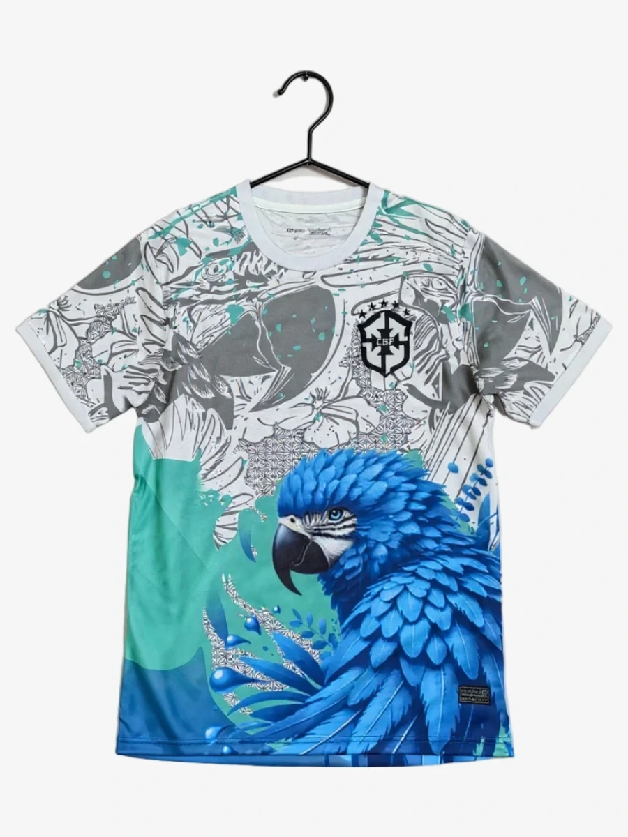 Camiseta Brasil Concept Azulblanco 2024-2025