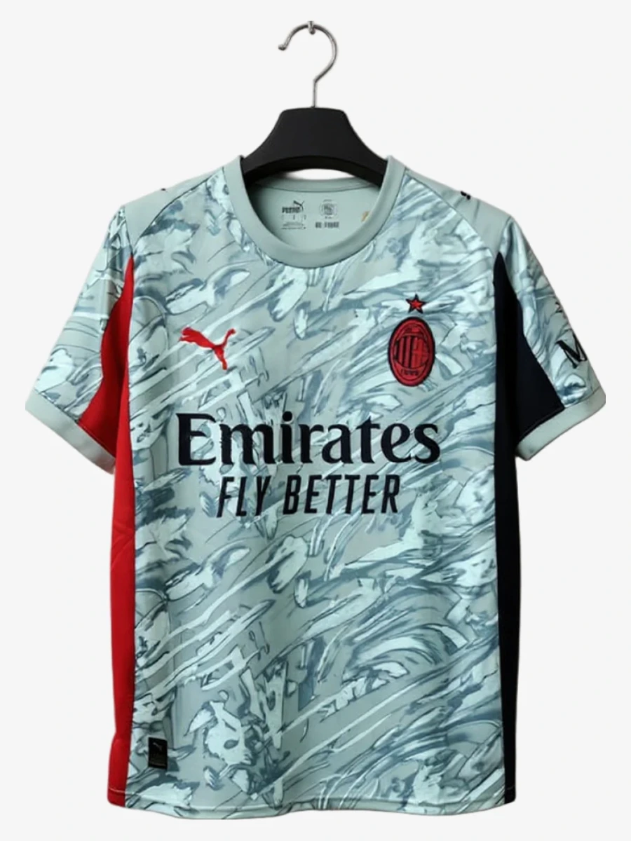maillot-concept-ac-milan-edition-exterieur-gris-2025-2026 studio v12 Camiseta Concept AC Milan Edición Segunda Equipación Gris 2025-2026