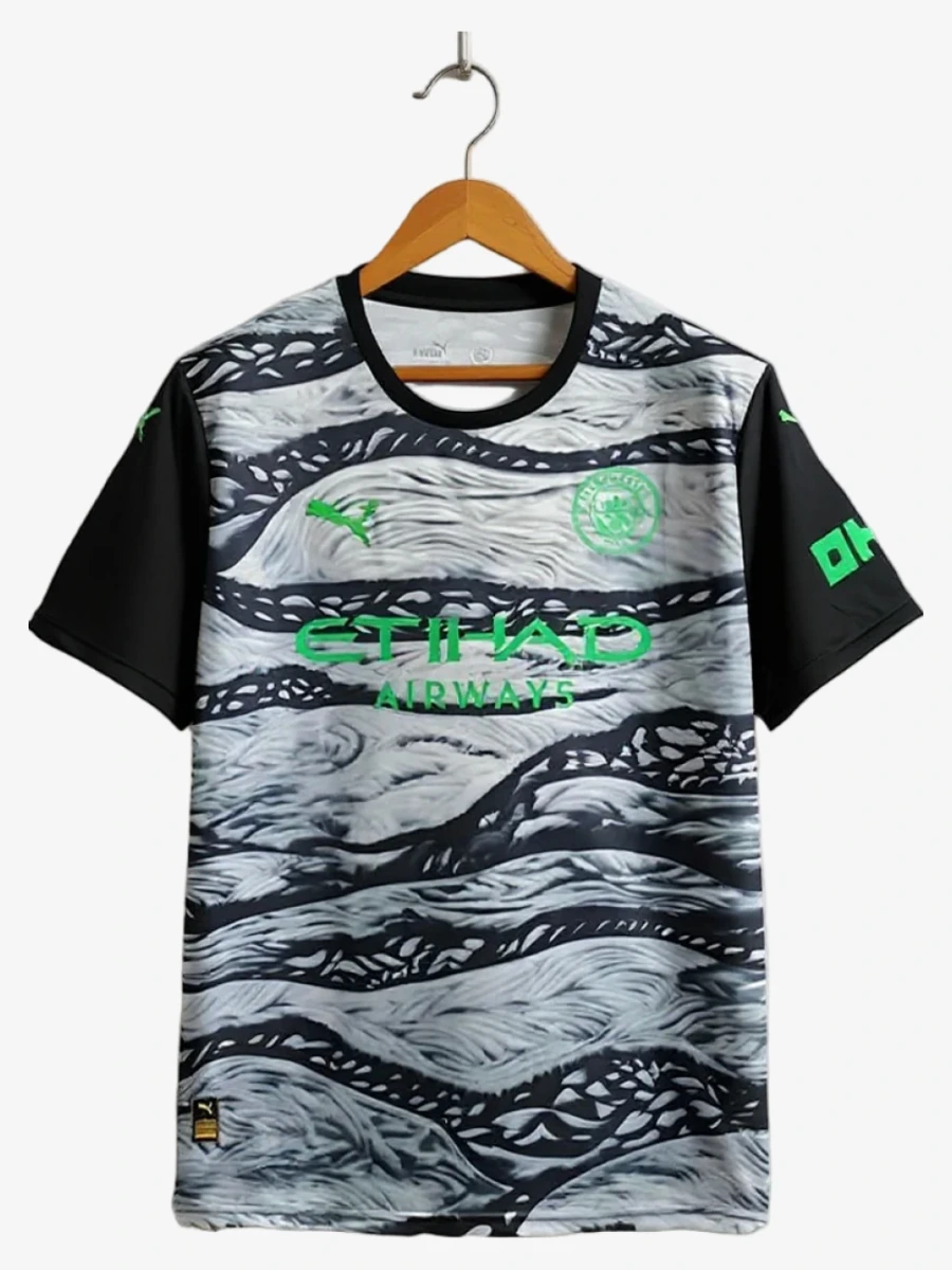 Camiseta Concept Manchester City Edición Negro Gris 2025-2026