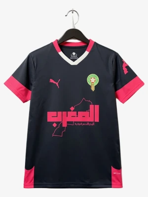 Camiseta Concept Marruecos Edición NegroRosa 2025-2026