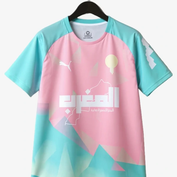 Camiseta Concept Marruecos Édition Rose Bleu 2025-2026