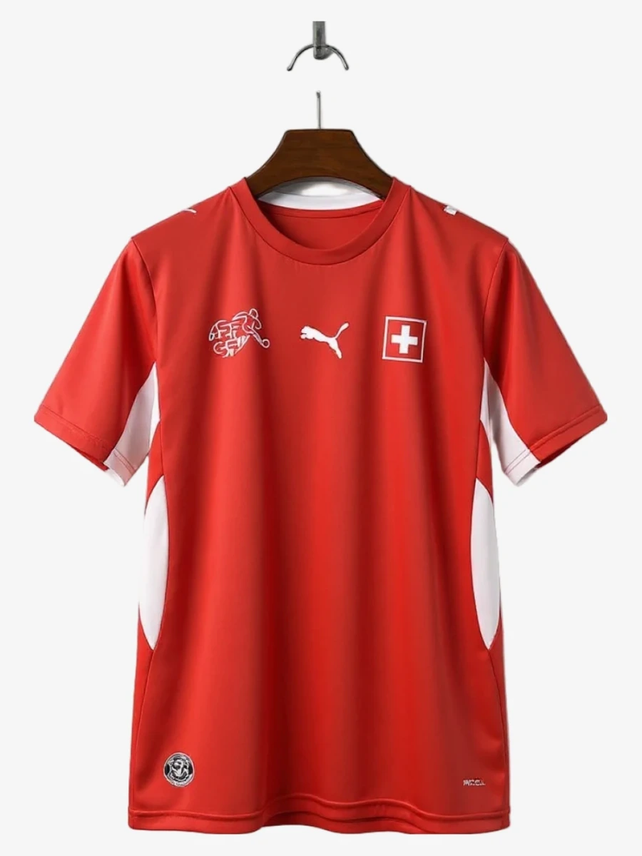 maillot-domicile-suisse-2026 studio v12 Camiseta Primera Equipación Suiza 2026