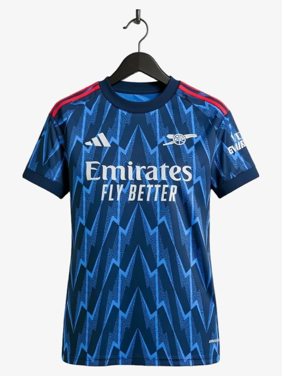 maillot-femme-arsenal-exterieur-2025-2026 studio v12 Camiseta Mujer Arsenal Segunda Equipación 2025-2026