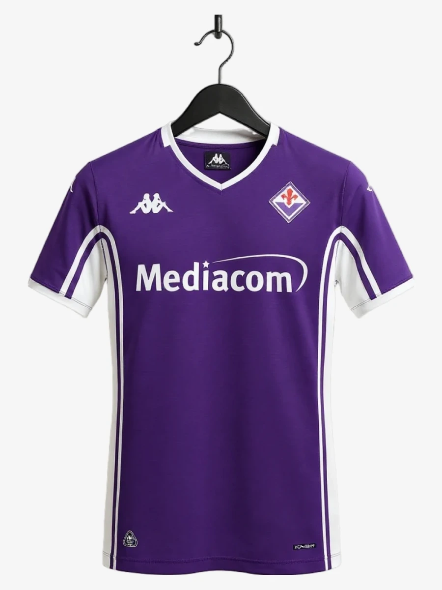 maillot-fiorentina-domicile-2025-2026 studio v12 Camiseta Fiorentina Primera Equipación 2025-2026