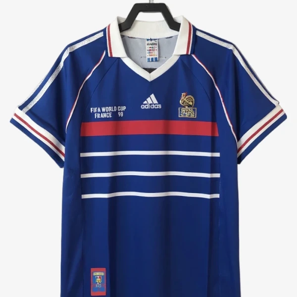 Camiseta Francia Primera Equipación 1998