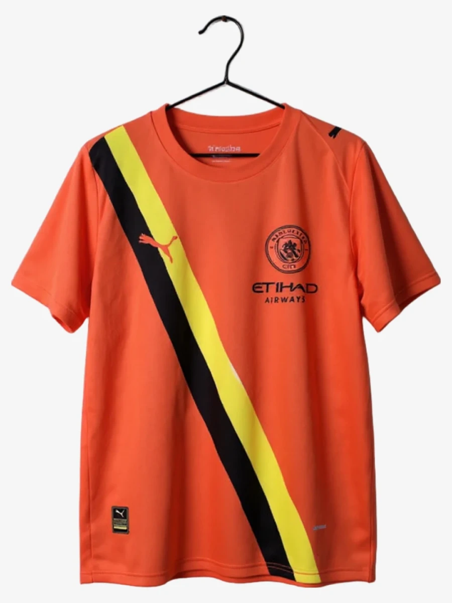 Camiseta Manchester City Tercera Equipación Naranja 2025-2026
