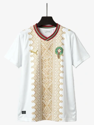 Camiseta Marruecos Blanca Segunda Equipación Mundial 2026