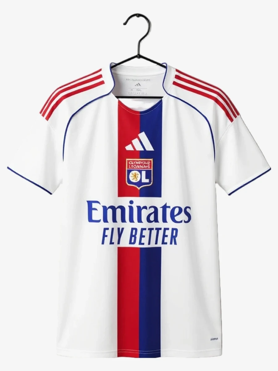 maillot-olympique-lyonnais-ol-domicile-2025-2026 studio v12 Maillot Olympique Lyonnais OL Domicile 2025-2026
