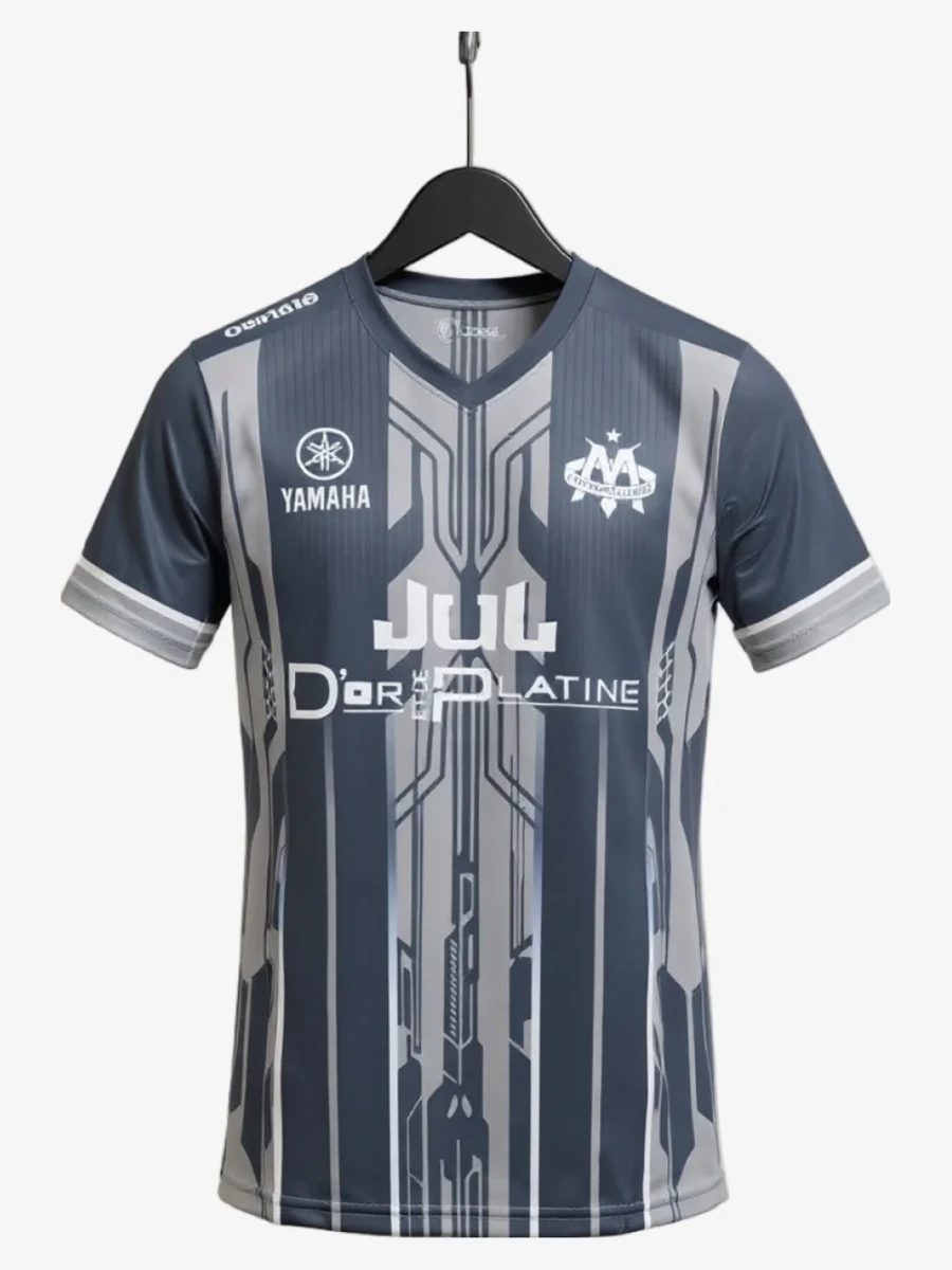 Maillot OM X Jul Grey 2025-2026