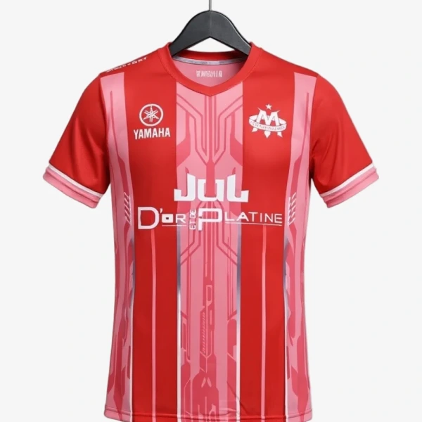 Camiseta OM X Jul Roja 2025-2026