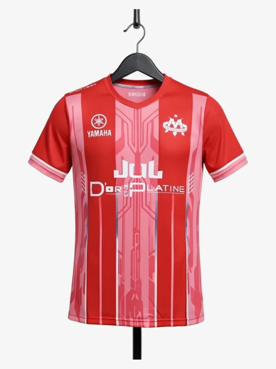Camiseta OM X Jul Roja 2025-2026