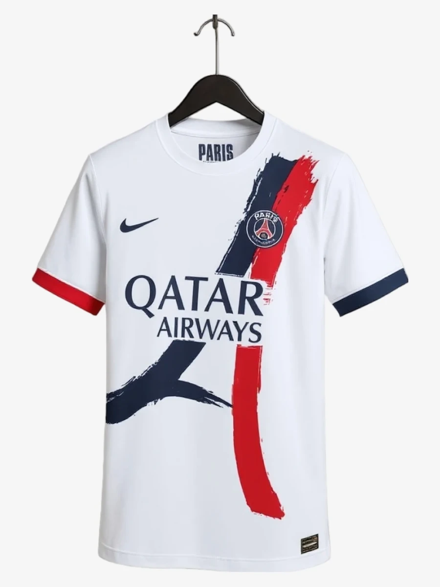 maillot-psg-exterieur-2025-2026 studio v12 Camiseta PSG Segunda Equipación 2025-2026