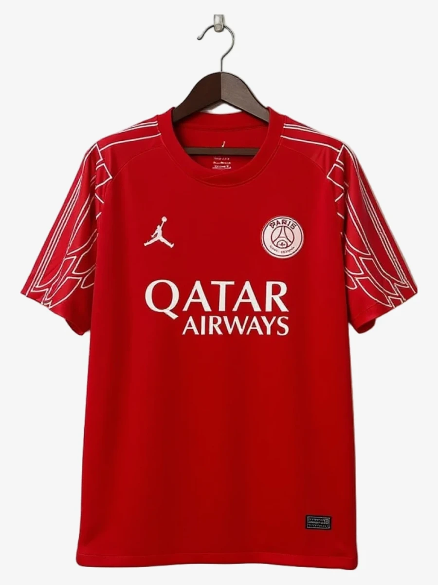 maillot-psg-special-rouge-2025-2026 studio v12 Camiseta PSG Special Roja 2025-2026