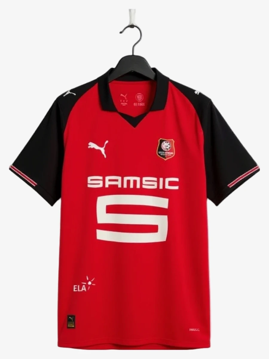 maillot-rennes-domicile-2025-2026 studio v12 Camiseta Rennes Primera Equipación 2025-2026