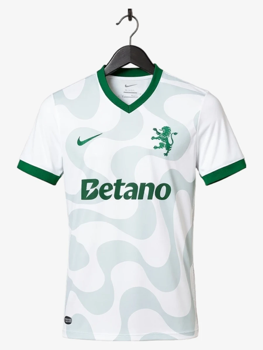 maillot-sporting-cp-exterieur-2025-2026 studio v12 Camiseta Sporting CP Segunda Equipación 2025-2026