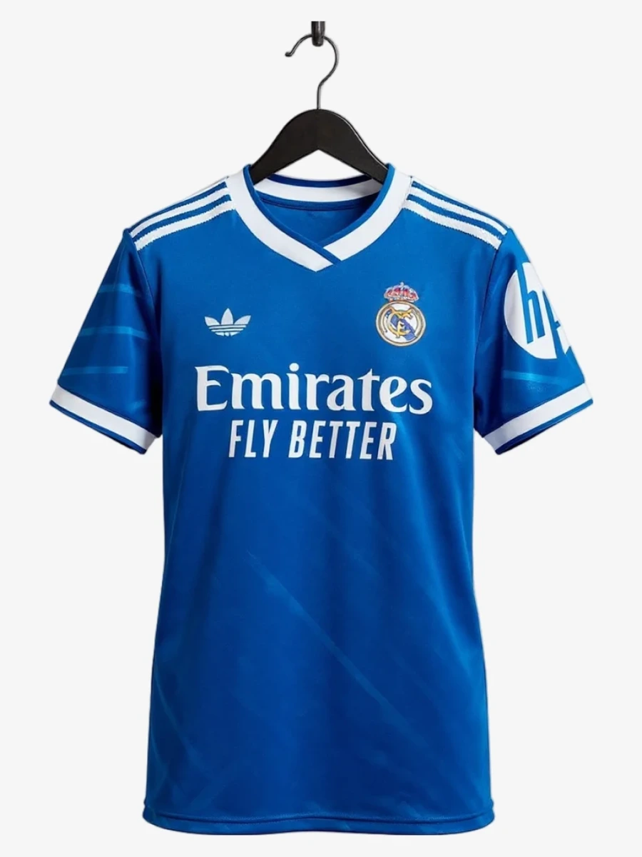 maillot-third-real-madrid-femme-2025-2026 studio v12 Camiseta Tercera Equipación Real Madrid Mujer 2025-2026