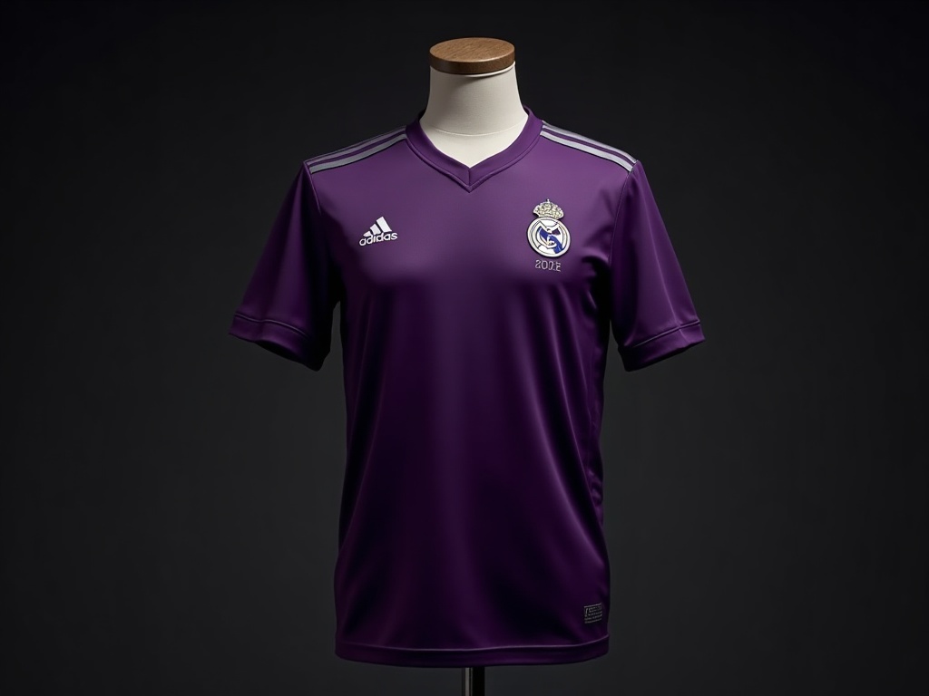 Maillot extérieur Real Madrid 2026 2027 violet aubergine version away Adidas