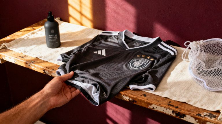Cómo lavar una camiseta de fútbol sin arruinar el tejido ni los colores