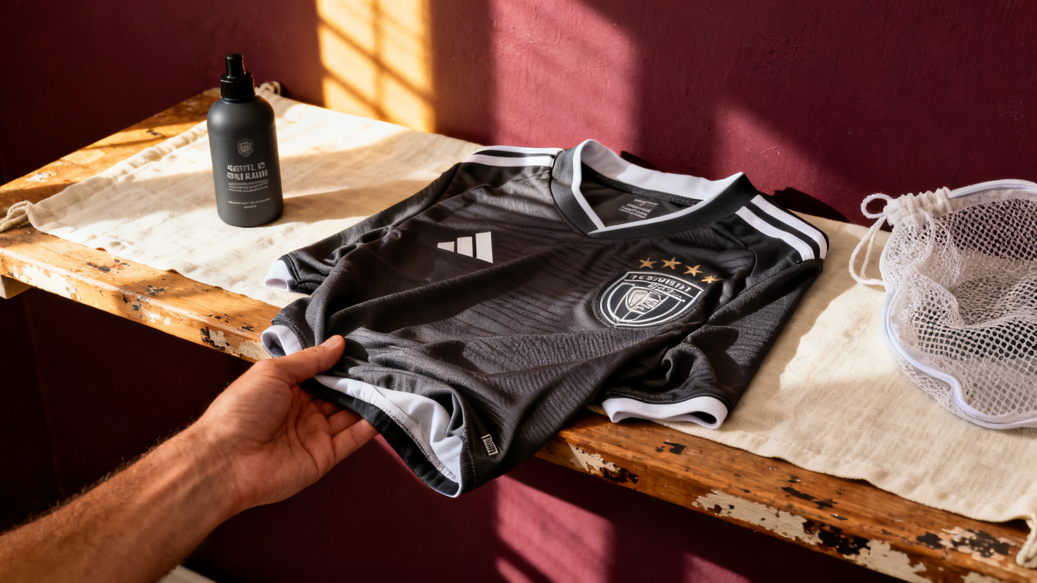 Cómo lavar una camiseta de fútbol sin arruinar el tejido ni los colores